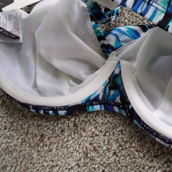 NWT  SET Miraclesuit underwire swim bikini top 34DD/L bottom 12 - Picture 9 of 14